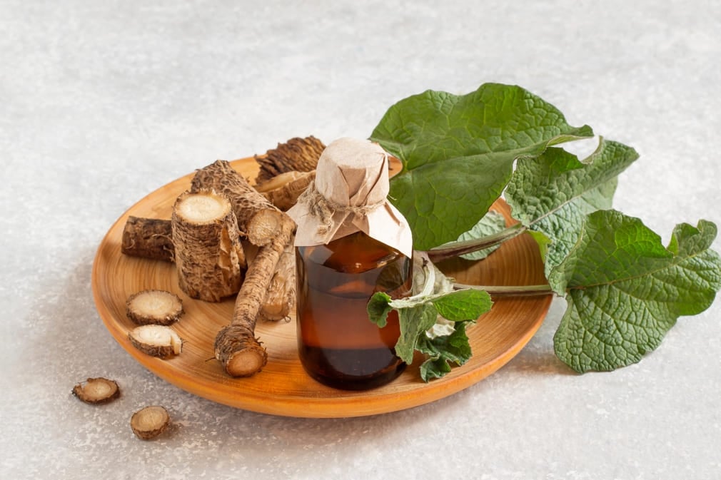 Dung dịch vệ sinh chứa chiết xuất ngưu bàng sự kết hợp hài hòa giữa tri thức y học cổ truyền và khoa học hiện đại.