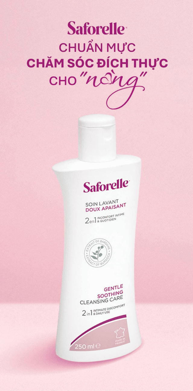 Saforelle - chuẩn mực chăm sóc dành cho nàng